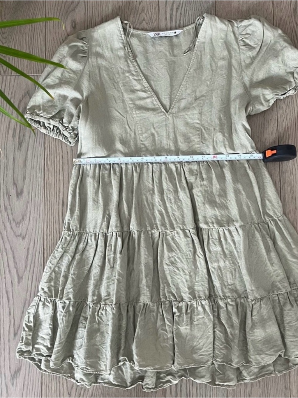 ❤️Zara Cotton-Linen Blend Mini Sun Dress - Picture 4 of 5